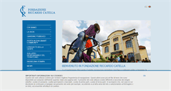 Desktop Screenshot of fondazionericcardocatella.org